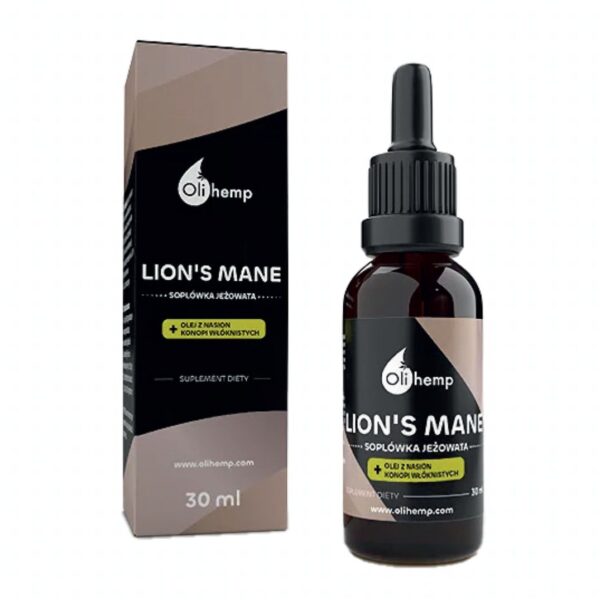 Soplówka jeżowata OliHemp olejek 30ml