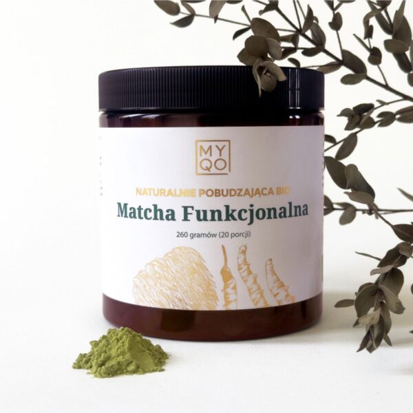 Naturalnie pobudzająca BIO matcha funkcjonalna - 260 g